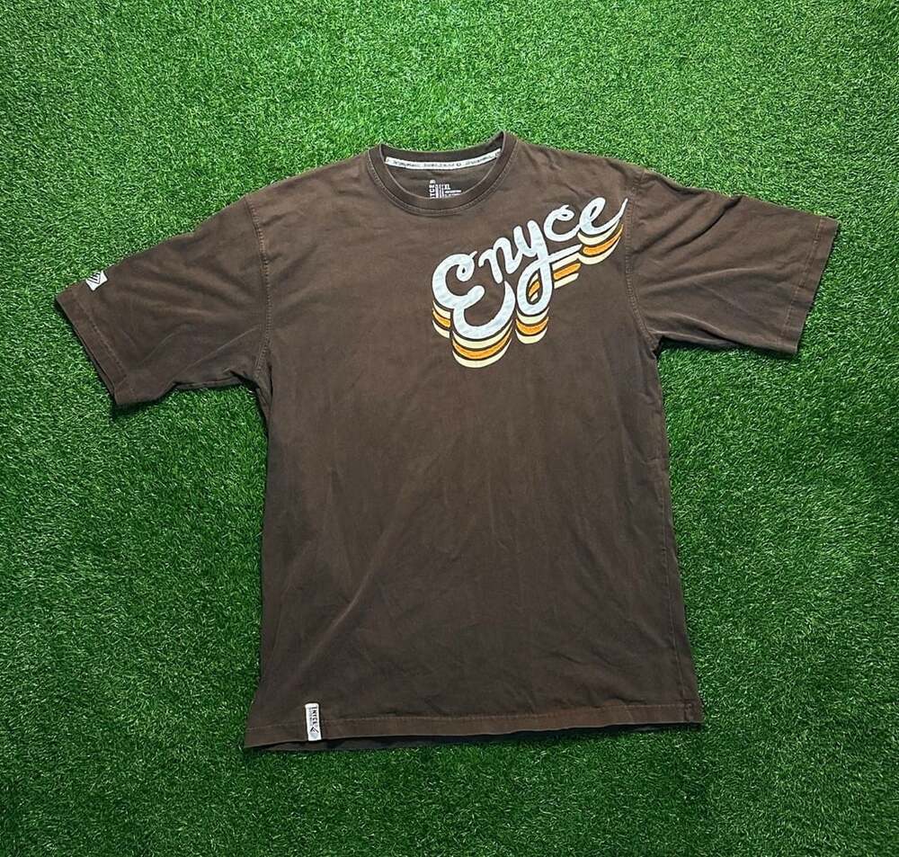 Y2K 2000s Enyce Script Logo T-Shirt.